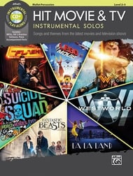 Hit Movie and TV Instrumental Solos Mallet Percussion Book/CD-ROM cover Thumbnail
